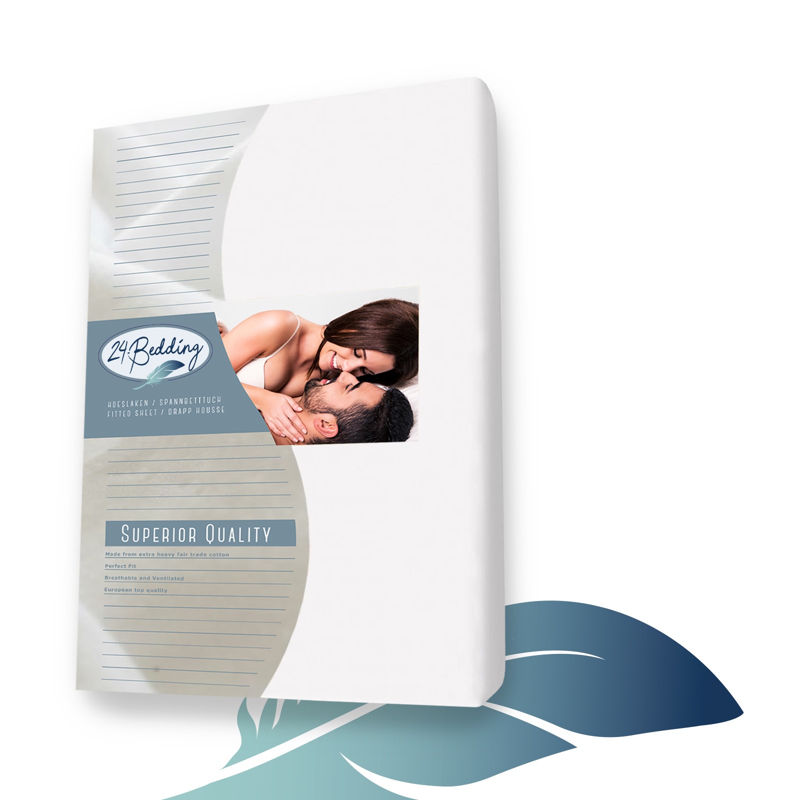 Duopak 2 stuks!! - Molton stretch hoeslaken 80 x 220 cm main product photo